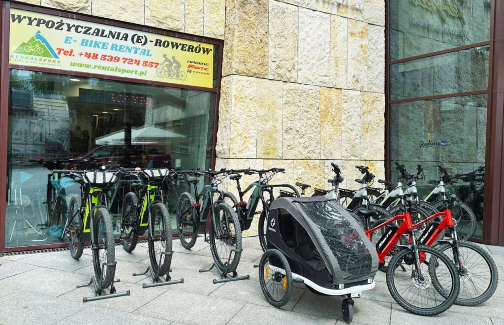 wypożyczalnia rowerów elektrycznych i klasycznych